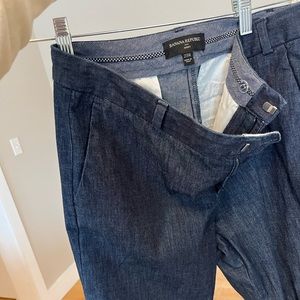 Banana Republic Avery Trousers in Chambray Blue - Size 4